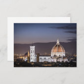 カテドラル – フローランスイタリア サンキューカード (正面/裏面)