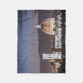 カテドラル – フローランスイタリア フリースブランケット (正面)