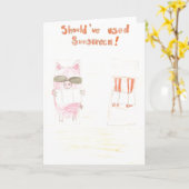 カテリン カード (黄色い花)