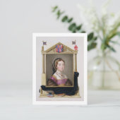 カテリーヌ・ハワードポートレート(c.1520-d.1542) 5th Q ポストカード (スタンド正面)