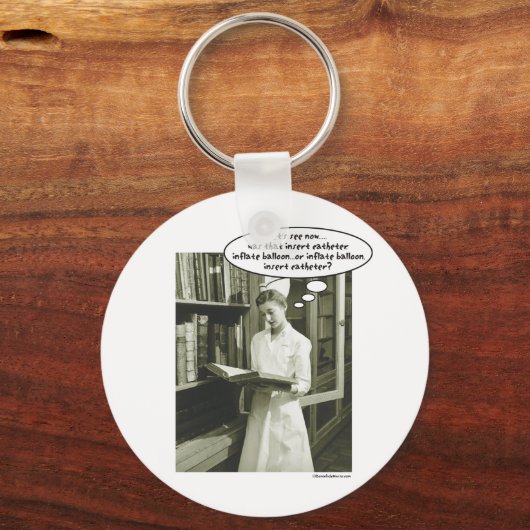 カテーテルの膨張バルーンを挿入または….. キーホルダー (正面)