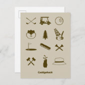 カディシャックアイコン ポストカード (正面/裏面)