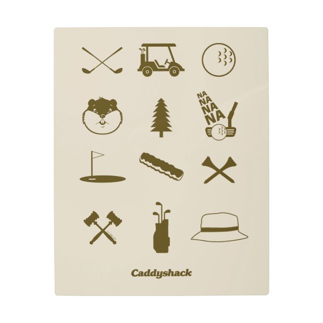 カディシャックアイコン メタルプリント (正面)