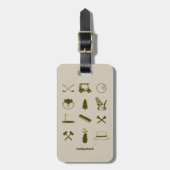 カディシャックアイコン ラゲッジタグ (正面縦)