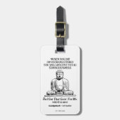 カディシャック得私のために行く ラゲッジタグ (正面縦)