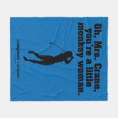 カディシャック |ああミセス・クレーン フリースブランケット (正面(横))