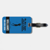 カディシャック |ああミセス・クレーン ラゲッジタグ (裏面横)