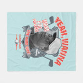 カディシャック |ええ、14ドルを懸命に? フリースブランケット (正面(横))