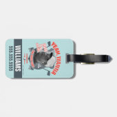 カディシャック |ええ、14ドルを懸命に？ ラゲッジタグ (裏面横)