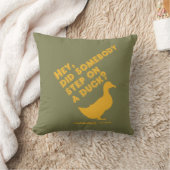 カディシャック |おい、誰かがアヒルに足を踏んだのか？ クッション (ブランケット)