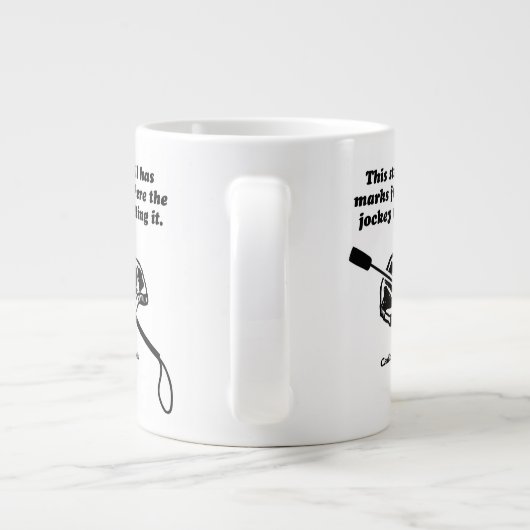 カディシャック |このステーキはまだマーク ジャンボコーヒーマグカップ (裏面)