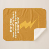 カディシャック |ねえベビーあなたは何かだったに違いない シェルパブランケット (正面(横))