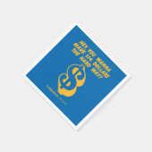 カディシャック |ねえ、14ドルを懸命方法にしたい? スタンダードカクテルナプキン (角)