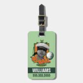 カディシャック |ボール ラゲッジタグ (正面縦)