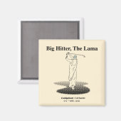 カディシャック |ラマのビッグヒッター マグネット (正面/裏面)