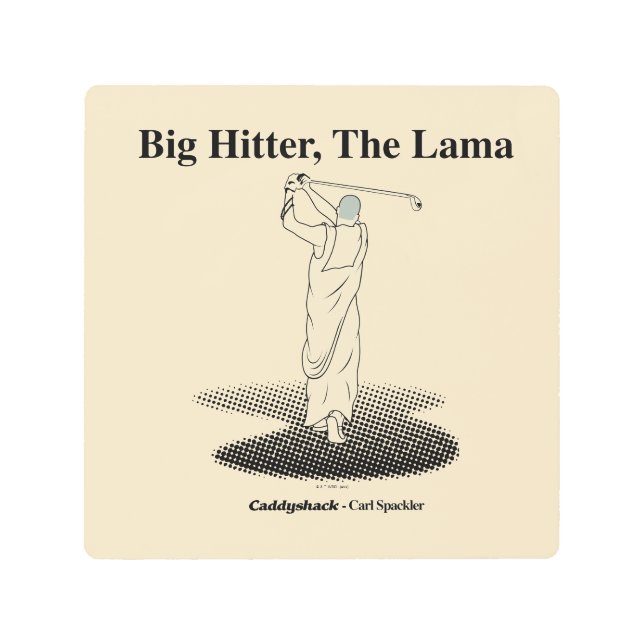 カディシャック |ラマのビッグヒッター メタルプリント (正面)