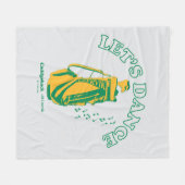 カディシャック |レッツダンス フリースブランケット (正面(横))