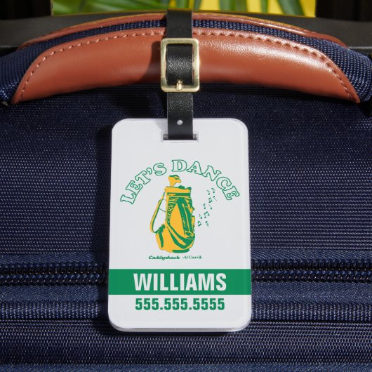 カディシャック |レッツダンス ラゲッジタグ (正面インサイチュ2)