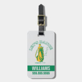 カディシャック |レッツダンス ラゲッジタグ (正面縦)