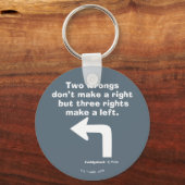 カディシャック |二つの間違いが正しくない キーホルダー (正面)