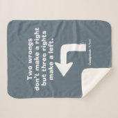 カディシャック |二つの間違いが正しくない シェルパブランケット (正面(横))