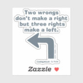 カディシャック |二つの間違いが正しくない シール (シート)