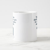 カディシャック |二つの間違いが正しくない ジャンボコーヒーマグカップ (正面)