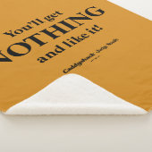 カディシャック |何も手に入らない! シェルパブランケット (3/4)