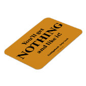 カディシャック |何も手に入らない! マグネット (左側)