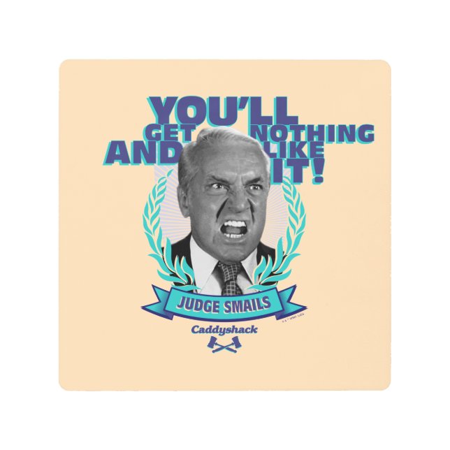 カディシャック |何も手に入らない メタルプリント (正面)