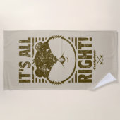 カディシャック |大丈夫！ ビーチタオル (正面)