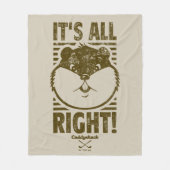 カディシャック |大丈夫！ フリースブランケット (正面)