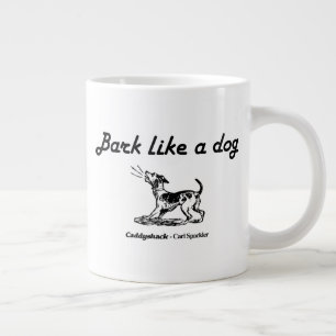 カディシャック 犬のように吠える! ジャンボコーヒーマグカップ