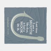 カディシャック |私は前回、そのような口を見た フリースブランケット (正面(横))