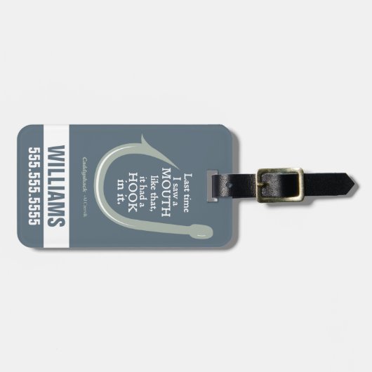 カディシャック |私は前回、そのような口を見た ラゲッジタグ (正面横)