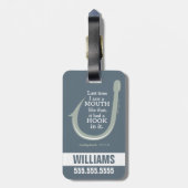 カディシャック |私は前回、そのような口を見た ラゲッジタグ (裏面縦)