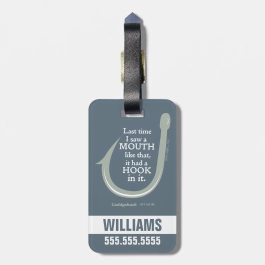 カディシャック |私は前回、そのような口を見た ラゲッジタグ (裏面縦)