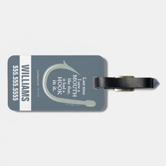 カディシャック |私は前回、そのような口を見た ラゲッジタグ (裏面横)