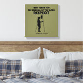 カディシャック |私はWの教え意味をあなたに伝える キャンバスプリント (インサイチュ (寝室))