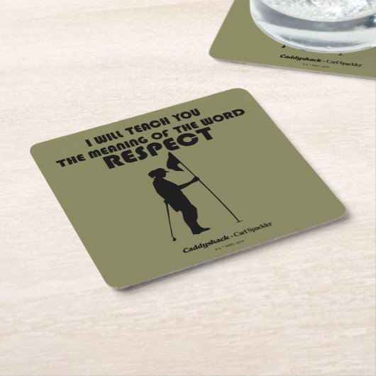 カディシャック |私はWの教え意味をあなたに伝える スクエアペーパーコースター (アングル)