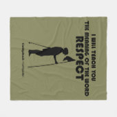 カディシャック |私はWの教え意味をあなたに伝える フリースブランケット (正面(横))