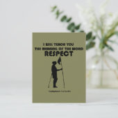 カディシャック |私はWの教え意味をあなたに伝える ポストカード (スタンド正面)