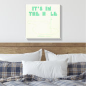 カディシャック |穴の中 キャンバスプリント (インサイチュ (寝室))