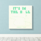 カディシャック |穴の中 キャンバスプリント (インサイチュ (ウッドフロア))