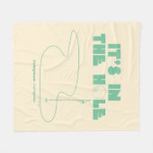 カディシャック |穴の中 フリースブランケット (正面(横))