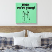 カディシャック |若いうちに! キャンバスプリント (インサイチュ (寝室))