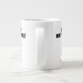 カディシャック |若いうちに! ジャンボコーヒーマグカップ (裏面)