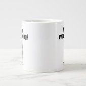 カディシャック |若いうちに! ジャンボコーヒーマグカップ (正面)