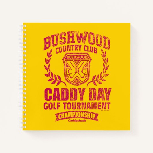 カディシャック | Bushwood Country Club Caddy Dayゴルフ ノートブック (正面)