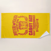 カディシャック | Bushwood Country Club Caddy Dayゴルフ ビーチタオル (正面)